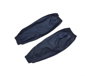 Sobremangas protectoras para cocina e industrial, guantes de poliuretano impermeables con puños elásticos de muñeca a codo, fundas de brazo a prueba de aceite (azul)