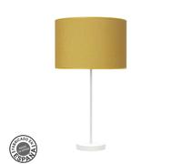 Sobremesa alto 1xe27 blanco amarillo 63x30x30cm moda