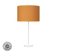 Sobremesa alto 1xe27 blanco naranja 63x30x30cm moda
