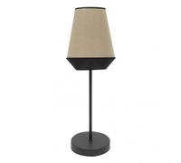 Sobremesa alto campana 1xe27 saco/negro 74x25x25 cm