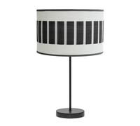 Sobremesa alto ivanna 1xe27 negro/blanco-madera negra 62x30x30 cm