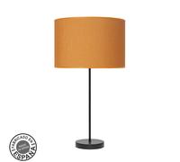 Sobremesa alto moda 1xe27 negro/naranja 63x30x30cm