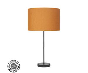 Sobremesa alto moda 1xe27 negro/naranja 63x30x30cm
