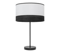 Sobremesa alto olga 1xe27 negro/blanco-mad.negra 62x30x30 cm