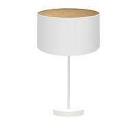 Sobremesa alto tania 1xe27 blanco/blanco-madera clara 62x30x30 cm