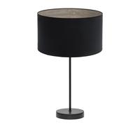 Sobremesa alto tania 1xe27 negro/negro-madera gris 62x30x30 cm