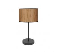 Sobremesa alto tapiro 1xe27 pergamino/negro 63x30x30 cm