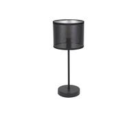 Sobremesa anastasia 1xe14 negro/negro-plata 42,5x17x17 cm
