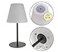Sobremesa bina ip44 1x6,4w led 800lm 3000k al.54xd.27,5cm antracita