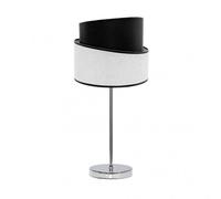 Sobremesa cromo/blanco/negro modelo hara 1xe14 fabrilamp