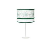 Sobremesa grand. caledonia 1xe27 blanco/verde 61x30x30cm