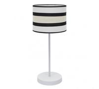 Sobremesa grand. karla 1xe27 blanco/beis 61x25x25 cm