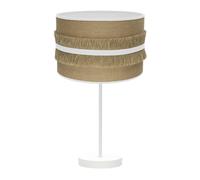 Sobremesa grande natalia 1xe27 blanco/saco-blanco 62x30x30 cm