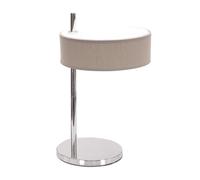 Sobremesa haiti 1xe14 cromo/piedra 37x22x26 cm