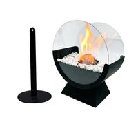 Sobremesa Hoguera Decoración del Hogar Portátil Decorativa De Combustión | Chimenea De Alcohol Para Camping Para Salón Dormitorio Escritorio Estantería Alféizar Patio Jardín
