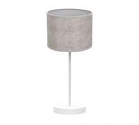 Sobremesa jerte 1xe14 blanco/cemento gris 42x17x17 cm marca fabrilamp