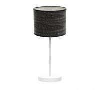Sobremesa jerte madera negra 42x17x17 cm marca fabrilamp