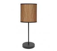 Sobremesa modelo papiro 1 luz pergamino/negro fabrilamp