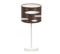 Sobremesa odra 1xe14 blanco/oxido 42x17x17 cm marca fabrilamp