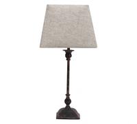 Sobremesa percasol 1xe27 marron rustico 52x25x25 cm