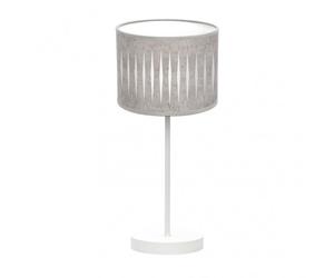 Sobremesa piron 1xe14 blanco/cemento gris 42x17x17 cm marca fabrilamp