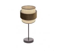 Sobremesa reyes 1xe14 marron/natural-marron 43x18x18 cm