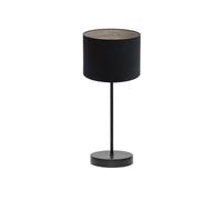 Sobremesa tania 1xe14 negro/negro-madera gris 42x17x17 cm