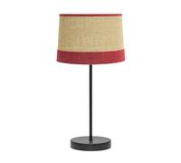 Sobremesa tietar acabado en saco/rojo fabrilamp