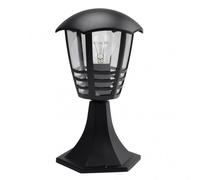 Sobremuro jardin aluminio color negro serie alnilan 16cm