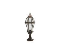 FABRILAMP iluminacion para jardin Sobremuro en aluminio BECRUX dorado