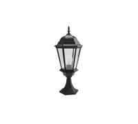 Sobremuro exterior aluminio color negro serie regulus 23cm