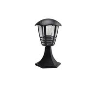 Sobremuro exterior aluminio alnilan 1xe27 negro 30x16x16 cm ip44
