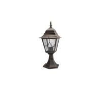 Sobremuro jardin aluminio color negro serie bootes 18.5cm 44 cm