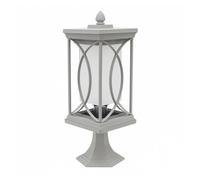 Sobremuro jardin metal color plata serie garden 16.5cm