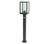 Sobremuro solar solar LED Becquer (14 x 15 x 80 cm, Negro)