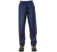 Sobrepantalón impermeable de senderismo niños 7-15 años - MH100 azul marino - 123-130cm 7-8A