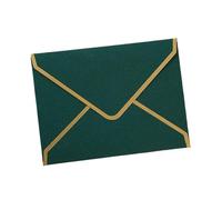 Sobres 50 sobres dorados for bodas, postales, papel de 150 g, for invitaciones, almacenamiento, papelería Boda(50pcs 7x10.5cm D)