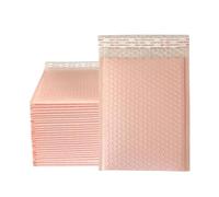Sobres acolchados con cierre automático, Sobres acolchados autosellados, sobres publicitarios de burbujas, varios tamaños, multicolor, paquete 50(Light Pink-50pcs,15 * 18cm)