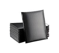 Sobres acolchados con cierre automático, Sobres acolchados de burbujas, multicolor, varios tamaños, paquete 50(50pcs-black,11 * 15cm)
