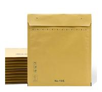 Sobres Acolchados de Burbujas Kraft SIDI - Con Cierre Autoadhesivo, Bolsas para Envíos de Ropa (220x260mm, 10 uds)