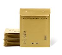 Sobres Acolchados de Papel Burbuja Interior de Polietileno, Color Marrón, Bolsas para Envíos con Capacidad para Albergar Documentos - Ofituria (5 Sobres, 150 x 220 mm)