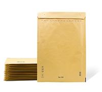 Sobres Acolchados de Papel Burbuja Interior de Polietileno, Color Marrón, Bolsas para Envíos con Capacidad para Albergar Documentos - Ofituria (5 Sobres, 300 x 420 mm)