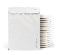 Sobres Acolchados, Sobre Acolchado para Envios, Sobres Burbujas color Blanco, Bolsas para Envíos de Paquetes en Varios Tamaños, Sobres de Envio Pástico Burbujas · m-office (180x260mm, 10uds)