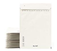 Sobres Acolchados, Sobres para Envíos, Bolsas de Papel con Interior de Burbujas, Color Blanco, Bolsas para Envíos con Cierre Adhesivo - Ofituria (10 Sobres, 230x340mm)