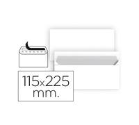 Sobre liderpapel n 5 blanco americano 115x225 mm tira de silicona paquete de 25 unidades - SB89