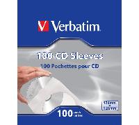 Caja de 100 fundas Verbatim para CD