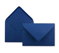 Sobres coloridos de Neuser 80 g/m², sobres B6, 175 x 125 mm, cierre mojado., color azul oscuro 25 Umschläge