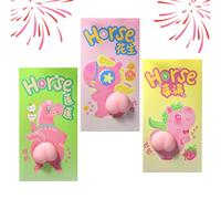 Sobres de año nuevo chino, juego de 3 sobres de dinero de la suerte | Diseño de fondo suave 3D para Año Nuevo Lunar Chino Sobres rojos 2026 - Para de primavera y celebraciones festivas