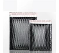 Sobres de burbujas,Sobre de plástico de burbujas, 100 Uds. Bolsas de sobres for embalaje, sobres acolchados de burbujas, bolsas de embalaje, bolsa de envío gruesa(Black,15 * 20cm)