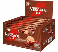 Sobres de Café Instantáneo NESCAFÉ 3 en 1 con Leche y Azúcar Moreno - 10 Sobres de 16,5 g cada uno